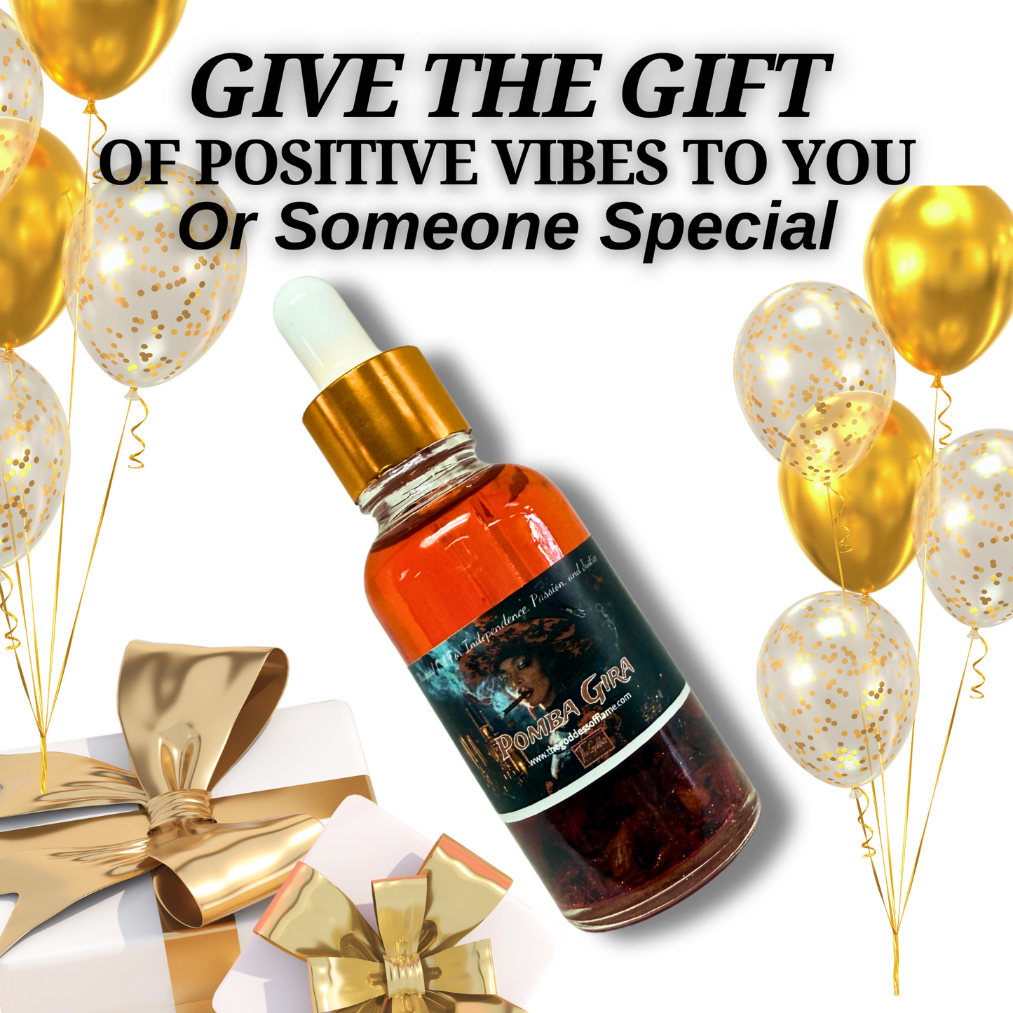 Pomba Gira Conjure Oil - Attract love, Confidence, and Abundance