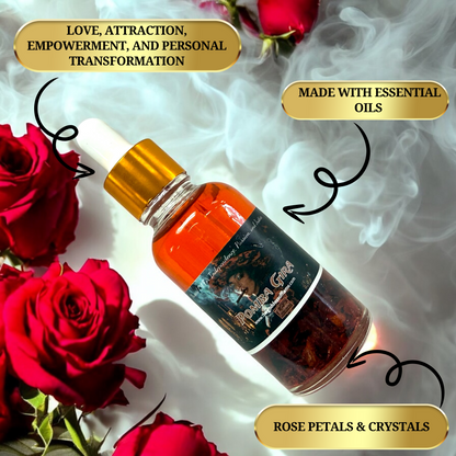 Pomba Gira Conjure Oil - Attract love, Confidence, and Abundance