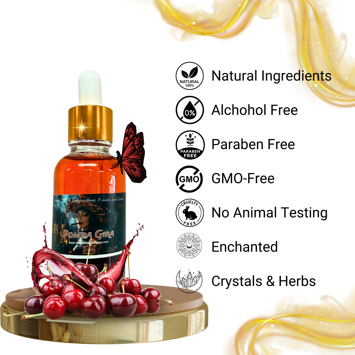 Pomba Gira Conjure Oil - Attract love, Confidence, and Abundance