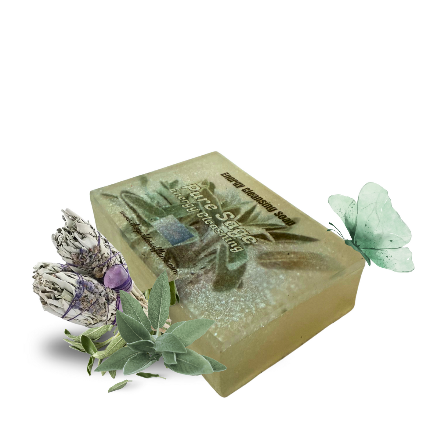 Pure Sage Soap- Smudging, Energy Cleansing & Removing Negativity