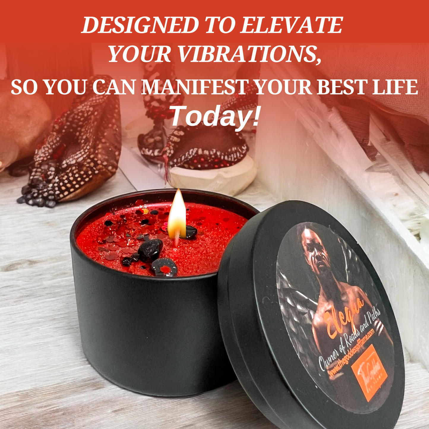 Elegua Spiritual Offering Ritual Candle