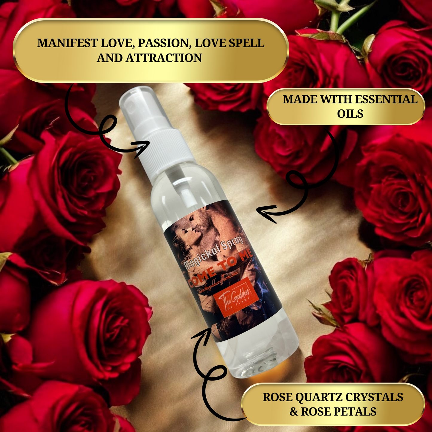 Come To Me Pheromone Spray - Attract Love, Passion& Love Spell