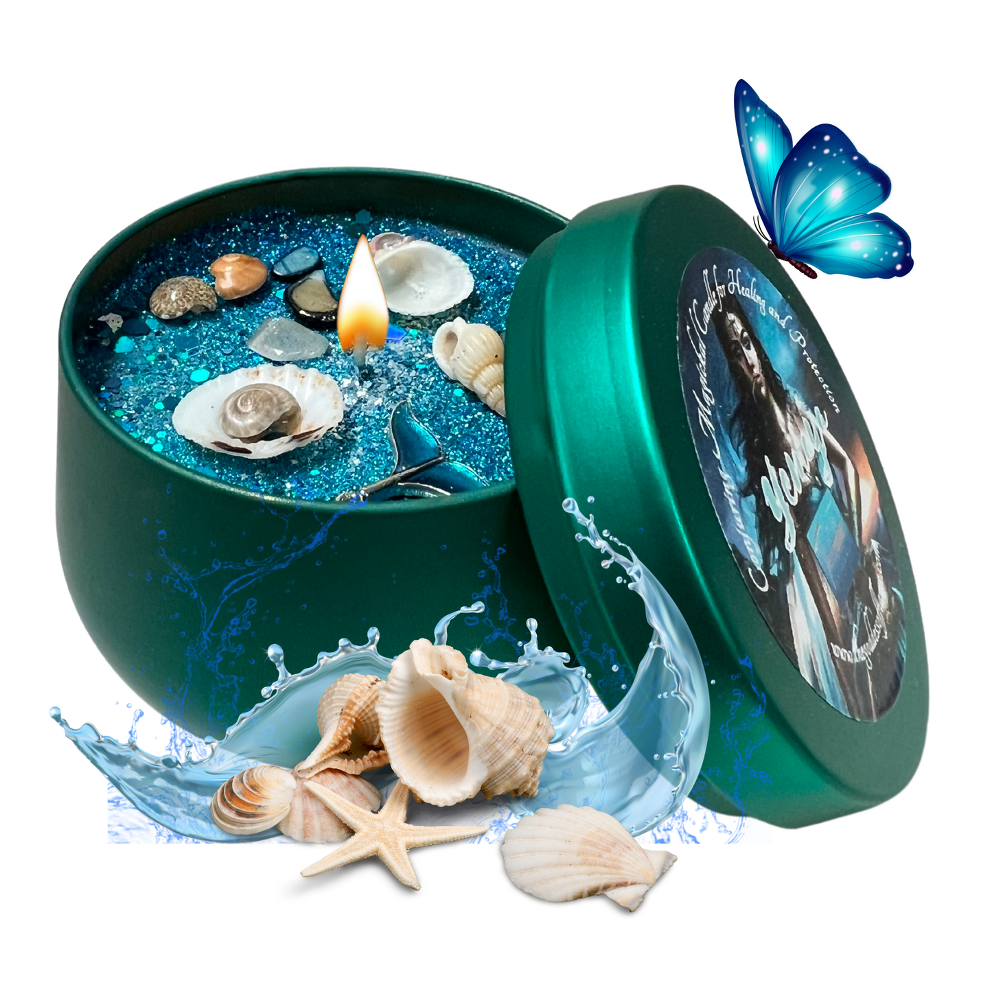 Yemaya Orisha Of The Ocean Offering Ritual Candle