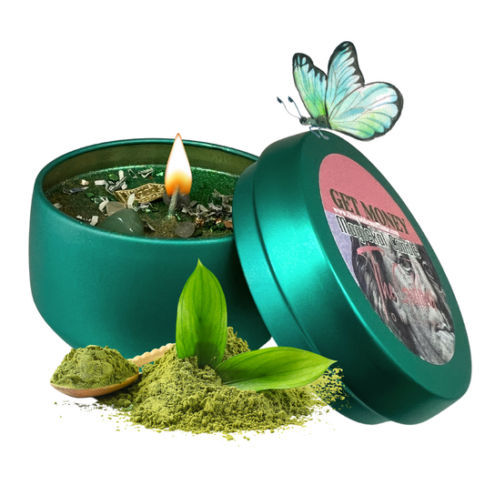 Get Money Spell Candle | Green Candle for Abundance, Wealth & Cash Flow Rituals