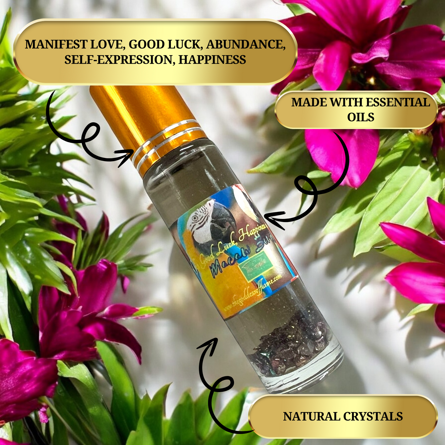 Macaw Bird Magical Roll-On Perfume Oil