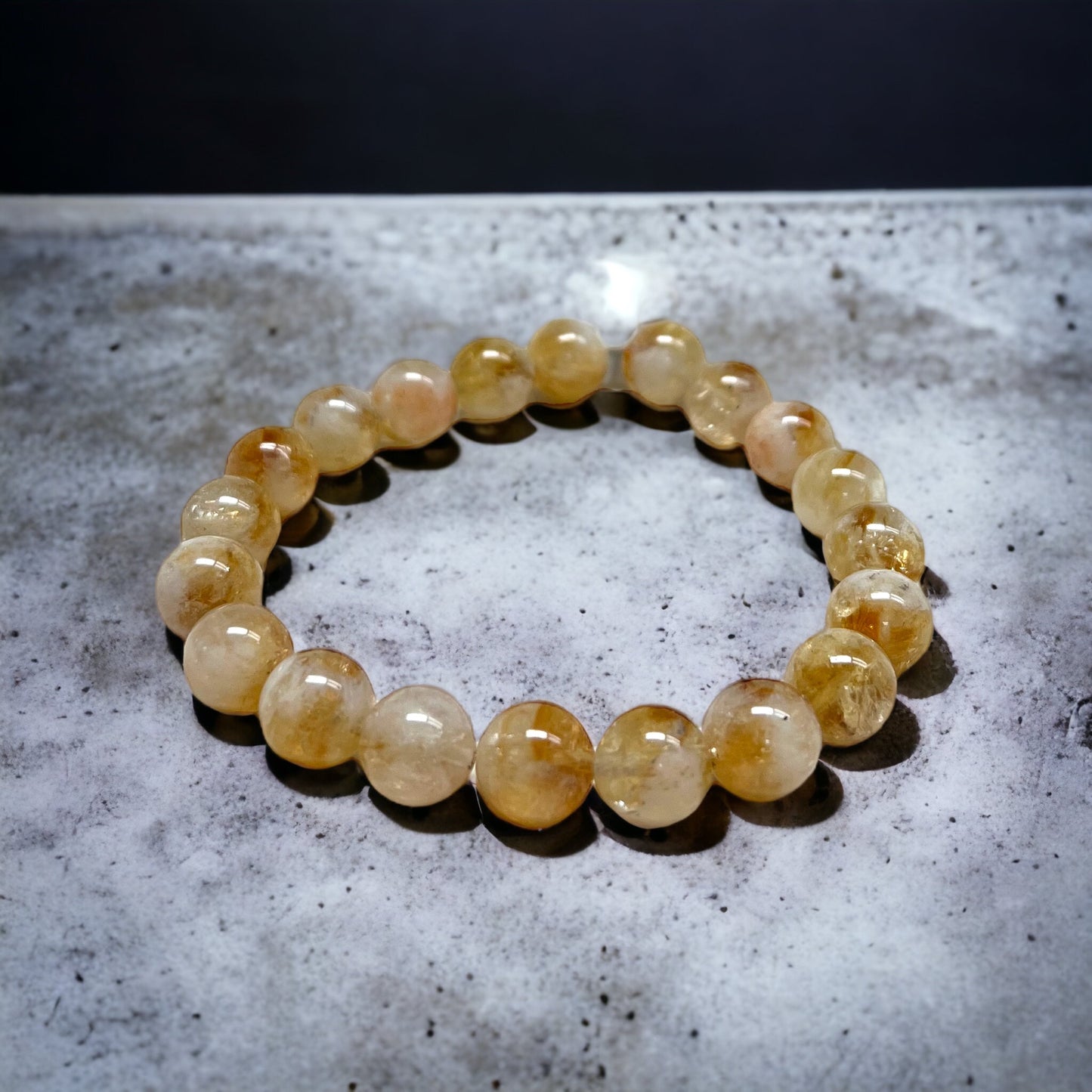 Citrine Crystal Bracelet 10mm